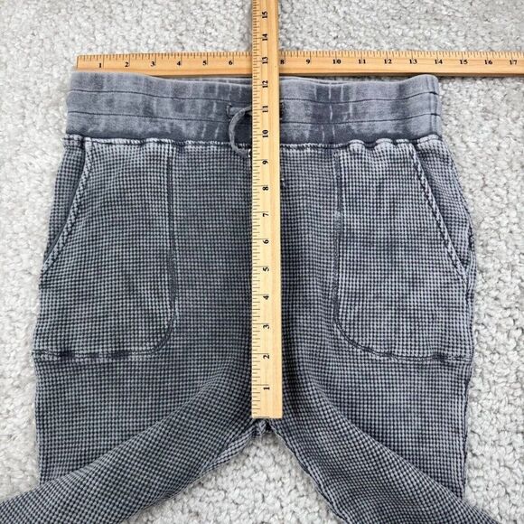 AIDEN Thermal Waffle Knit High Rise Legging Washed Out Gray - Picture 5 of 6
